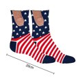 thumbnail image 4 of 2 calcetines coloridos de algodón con patrón divertido, calcetines medianos para adultos y hombres (rayas de estrellas) Ehuebsd sin BPA, 4 of 8