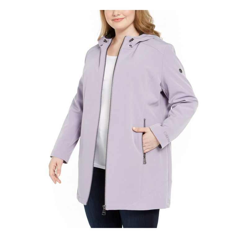 Calvin klein maxi hooded raincoat new arrivals
