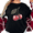 Black-1, variant on Women's Vintage Cherry Graphic Retro Fruit Lover Casual T Shirt Comfortable Short Sleeve Round Neck Top White S-5XL