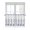 Blue, variant on Half Window Curtain 36 Inches Long, Starfish Window Treatment Curtain Drapes, Blue Ocean Coastal Coral Shell Nautical Boat Small Tier Curtains for Bathroom Over Sink, 27.5"x36", 2 Panels