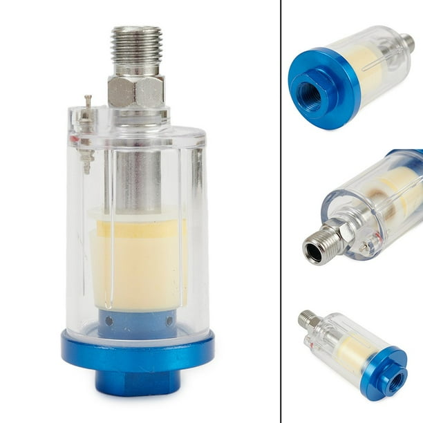 Sufanic Inline 1/4" Air Oil Water Separator Filter for Compressor Spray