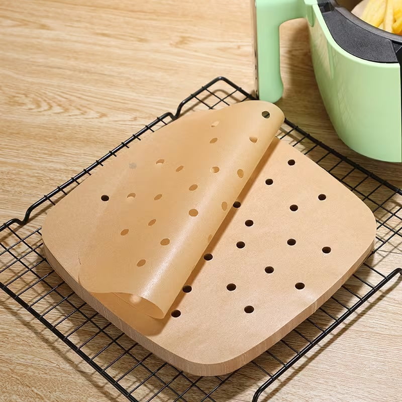 Heavy-Duty Non-Stick Air Fryer and Oven Liner - Perforated Baking Sheets for Easy Cooking and Cleanup - Compatible with Fryers, Ovens, Steamers