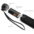 thumbnail image 5 of UV LED Flashlight Blacklight Light 395 nm Inspection Lamp Torch for Dog/Cat Urine,UV Detection Torch Light,1Pcs, 5 of 8