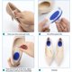 thumbnail image 5 of Taloneras de gel de silicona - Plantillas para zapatos para fascitis plantar, dolor en el talón, dolor en el talón, curación de talones secos y agrietados, tendinitis de Aquiles - Almohadillas, 5 of 6