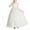 White, variant on AUNVITO Girls Sleeveless Round Neck Tulle Dress Elegant Princess Party Evening Pageant Luxury Mesh Formal Gown