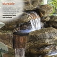 thumbnail image 3 of Alpine Corporation 6-Tier Amazonian Water Fountain with LED Lights, 3 of 12