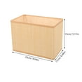 thumbnail image 2 of OULII Farmhouse Lamp Shade Bamboo Light Diffusion Chandelier Lamp Cover 1Pack, 2 of 7