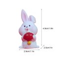 thumbnail image 3 of Papa Rabbit-Welcome Spring Cute Rabbit New Year's Gift Auspicious Spring Festival Cute Rabbit Small Ornament Creative Home Desktop Decoration Simulation Resin, 3 of 14