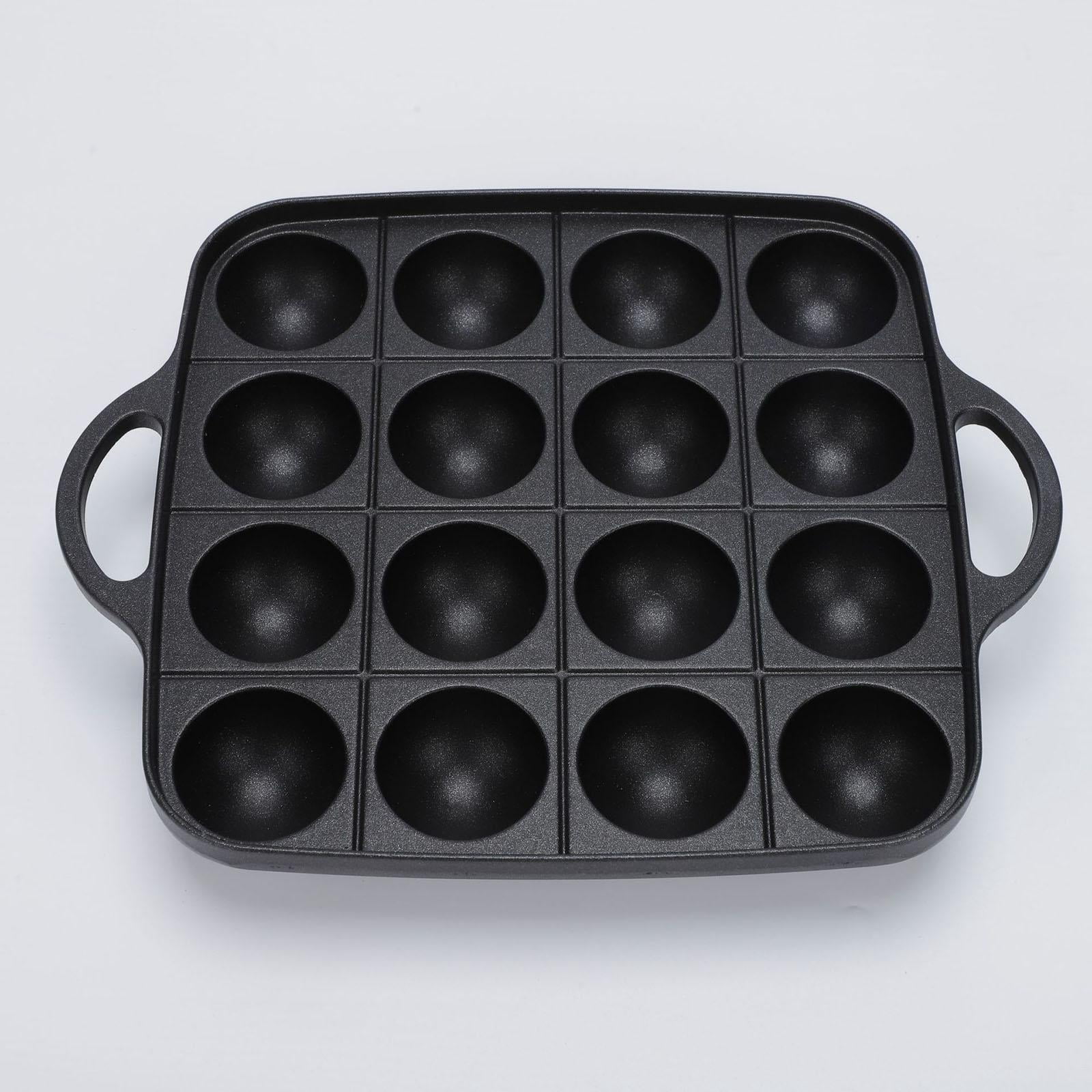 Takoyaki Pan Takoyaki Meatball Grill Portable Nonstick Cookware for Gas Electric Induction Stoves