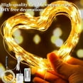 thumbnail image 3 of 2026 Upgrade Cascading Twinkle Lights for Christmas Tree Waterfall Lights, 8 Modes 100-600 Christmas LED Firefly Twinkle String Lights Battery Powered (Colorful Light,2m/6.56ft 20 Strips 400 Lights), 3 of 8