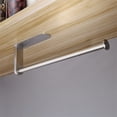 thumbnail image 5 of Mrmosy Paper Towel Holders Wall Mount Kitchen Paper Holder Under Cabinet Silver, 5 of 7