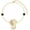 B2 - February, variant on Dreamcatcher Bracelet 18K White Gold/Gold Plated S925 Silver Moonstone/Birthstone Rose Dreamcatcher Jewelry Birthday Gift for Women, Wife, Mom