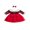 Red Plaid, variant on Toddler Baby Girls Christmas Dress Set Tulle Fur Trim Long Sleeve Tutu Dress Fall Winter Princess Dress with Headband