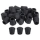 thumbnail image 1 of Uxcell 20Pcs Tapas de patas de silla, 3/8" tapas de pies de PVC antideslizantes, protectores de piso de patas de silla en arco, negro, 1 of 7