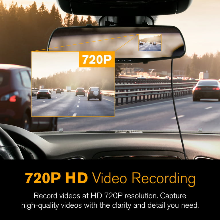 YADA 720P Mirror Roadcam, Add-on Rear View Mirror & HD Dash Cam 2