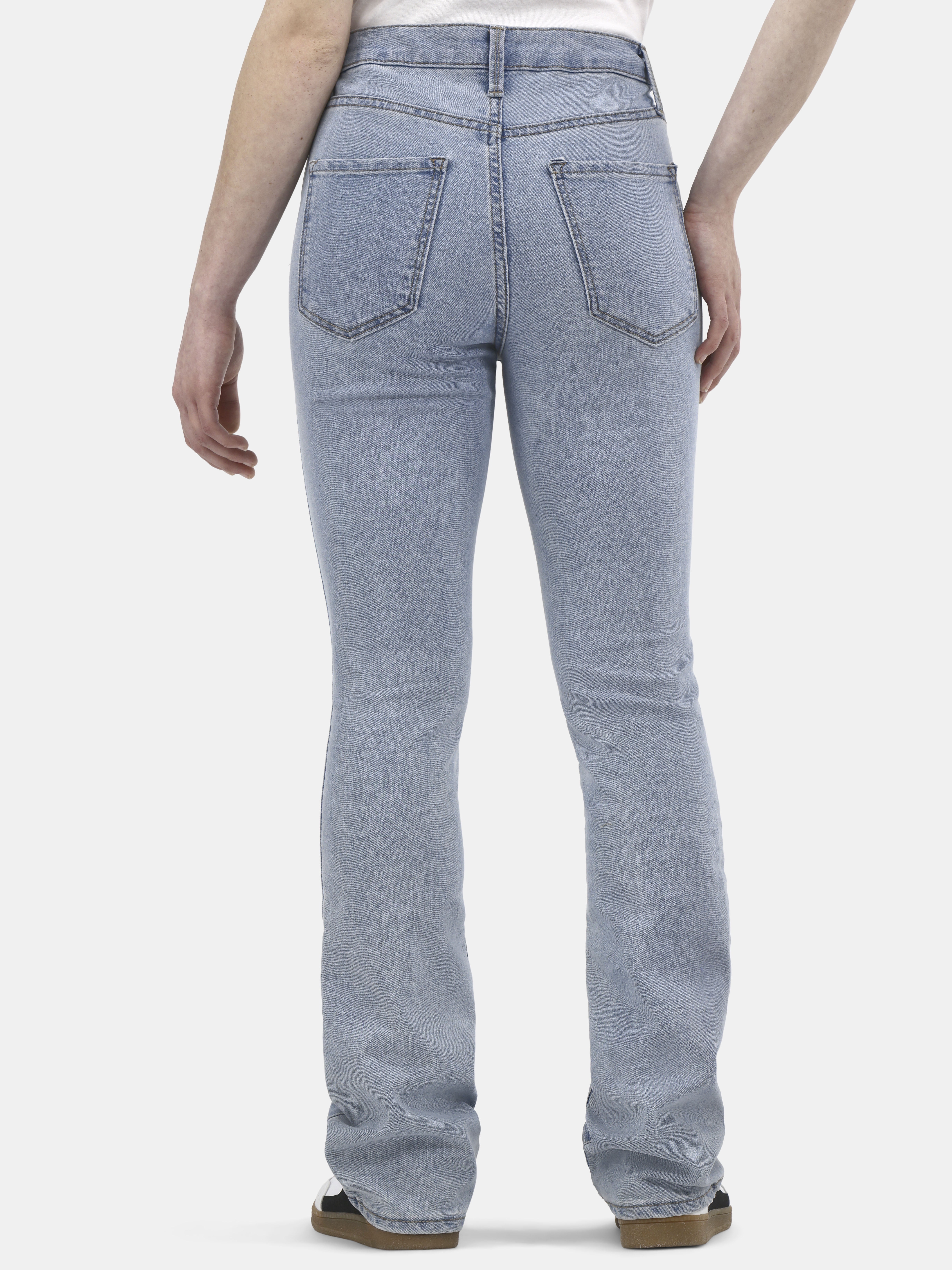 No Boundaries Mid Rise Bootcut Jeans, Women's, 2-Pack, Sizes 00-20