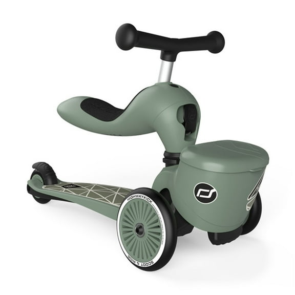 Open Box Scoot & Ride 2-in-1 Kids Scooter with Basket, Highwaykick 1 Lifestyle