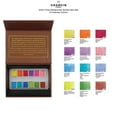 thumbnail image 2 of Charvin Extra-Fine Watercolor Pan Set, Intense  - Handmade Box Set of 12 Half-Pans - Professional Watercolor Paint Set, Made in France, Smooth Shellac-Like Finish, Glossy & Highly Transparent Pigment, 2 of 6
