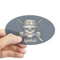 thumbnail image 1 of CafePress - Hooked - Sticker (Oval), 1 of 1
