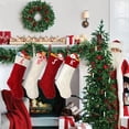 thumbnail image 4 of Christmas Stockings Customized with Initials, 18’’ Large Embroidered Monogram Knit Christmas Stocking,Xmas Stocking for Kids, Holiday and Family Stocking for Fireplace or Party Decoration 1Pack, 4 of 6