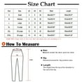 thumbnail image 2 of LYXSSBYX Womens Pants Women Tight and Versatile Comfort High Waisted Elastic Solid Color Pants, 2 of 5