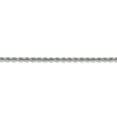 thumbnail image 3 of 14K White Gold 2.75mm Handmade Regular Rope Chain 30 Inch, 3 of 6