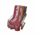 thumbnail image 4 of 75th Birthday Soft Flannel Fleece Throw Blanket, 75 Number with Floral Details and Swirls Little Stars, Cozy Plush for Indoor and Outdoor Use, 50" x 70", Pink Orange and White, by Ambesonne, 4 of 6