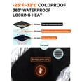 thumbnail image 2 of Men's Snow ,Men Insulated  Shoes,Warm  Line Bootie, Outdoor Boot for Winter_Black_US 7, 2 of 9