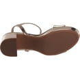 thumbnail image 4 of Bandolino Womens Pennie 3 Block Heel Ankle Strap Platform Heels, 4 of 7