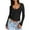 Black, variant on EDFBUYKRS Long Sleeve Shirts for Women Casual Tunic Tops Dressy Crew Neck Pullover Fall Lightweight Sweaters for Women M