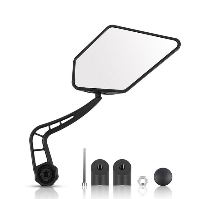 Bicycle Mirror Mini Rear View Mirror for Road Bicycles Unbreakable Rotatable Rearview Safety Side Handlebar Mirror
