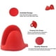 thumbnail image 5 of gant De(couleur Rouge) Cuisine Pais En Silicone Rsistant La Chaleur Pour La Cuisson, La Cuisson, Les Barbecues Et Les Grillades, 5 of 5