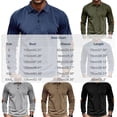 thumbnail image 3 of ZVAVZ Corduroy Polos Shirts for Men Textured Long Sleeve Golf Shirt Business Casual Work Collared Tops Gray S, 3 of 7