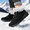 Black, variant on Men's Winter Boots Keep Warm Snow Boots with Long Fleece Lining for Outdoor Use Wide Toe Winter Shoes