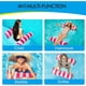 thumbnail image 4 of Paquete de 2 hamacas inflables para piscina, piscina inflable 4 en 1 (sillín, silla, hamaca, Drifter), hamaca de agua, tumbona flotante para adultos y niños. (Verde + Amarillo) JAMW Sencillez, 4 of 5