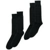 Men's 2-Pack Organic Cotton Socks, Black