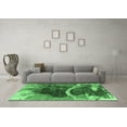 thumbnail image 3 of Ahgly Company Indoor Rectangle Oriental Emerald Green Industrial Area Rugs, 7' x 9', 3 of 4