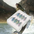 thumbnail image 6 of Miulika 8Pcs Fly Fishing Lures Artificial Lures with Carry Case Bass Fishing Lures Fishing Baits with Sharp Hooks for Panfish Crappie, 6 of 9