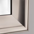 thumbnail image 4 of Head West Brushed Nickel PS Rectangular Framed Beveled Accent Wall Vanity Mirror - 28 x 34, 4 of 7