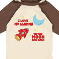 thumbnail image 4 of Inktastic I Love My Glamma to the Moon and Back Boys or Girls Long Sleeve Baby Bodysuit, 4 of 5