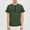 Army Green(New), variant on Summer Men's Striped Casual Half Buttoned Round Neck Pullover Short Sleeve Comfortable Tops