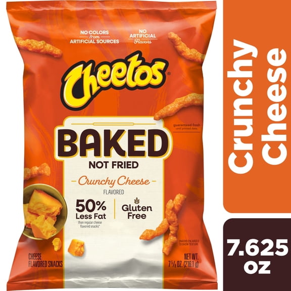 Cheetos Baked Crunchy Cheese Chips 7.63 oz - Pack of 1