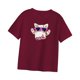 thumbnail image 1 of Camiseta para Mujer Camiseta Básica Ropa Cómoda Tops Elegantes De Manga Corta Tops De Verano para Vacaciones Compras Mochilero Oficina Rojo Yinane Camiseta para mujer, 1 of 8