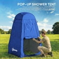 thumbnail image 4 of Outsunny Pop Up Shower Tent, Outdoor Privacy Changing Dressing Room, Blue, 4 of 10