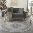 thumbnail image 6 of Nourison Tranquil Grey/Navy Area Rug, 6 of 8