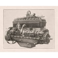 thumbnail image 2 of Wild Apple Portfolio 18x15 White Modern Wood Framed Museum Art Print Titled - French Engine II, 2 of 4