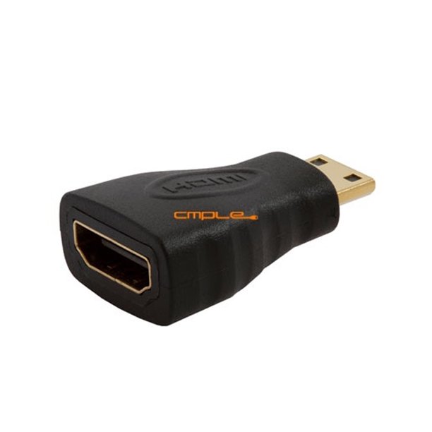 Cmple HDMI Male Mini (Type C) to HDMI (Type A) Female Adapter