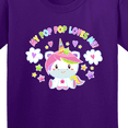 thumbnail image 4 of Inktastic My Pop Pop Loves Me with Cute Rainbow Unicorn Youth T-Shirt, 4 of 5