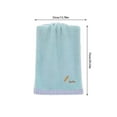 thumbnail image 2 of Towel Leaves Embroidered With Letters Absorbent For The Home Home Partner Face Hand Towel, 2 of 6