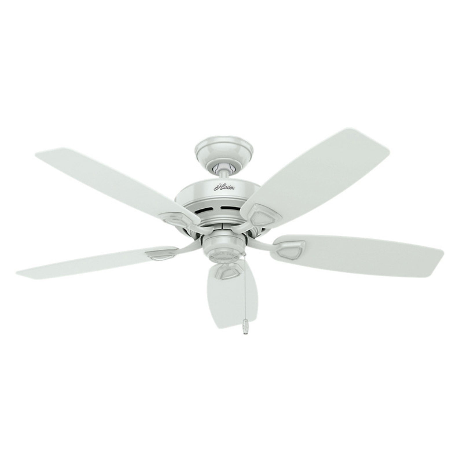 Hunter Sea Wind 48″ Quiet Low Profile Outdoor Ceiling Fan with Pull Chain, White Sansujyuku sansujyuku.com